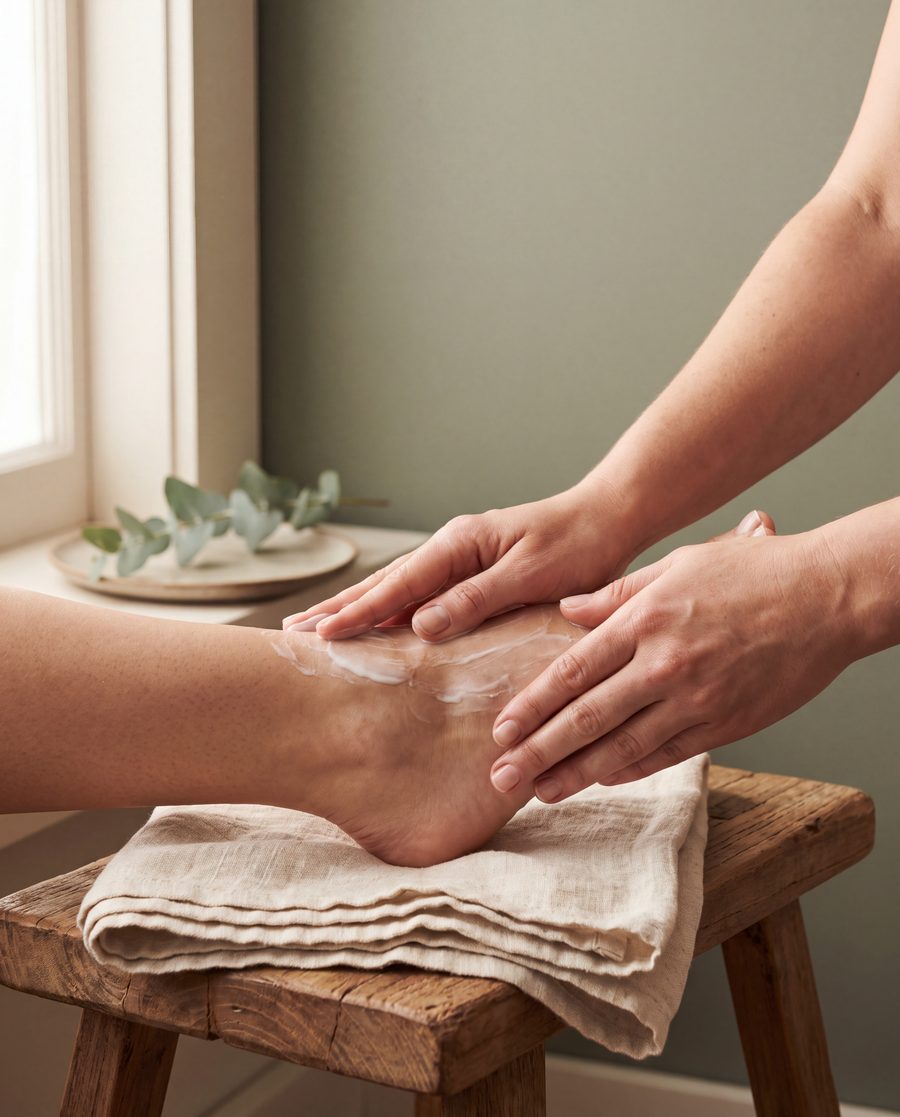 Gel/Cutex Pedicure treatment at Fine Lines Aesthetic Salon